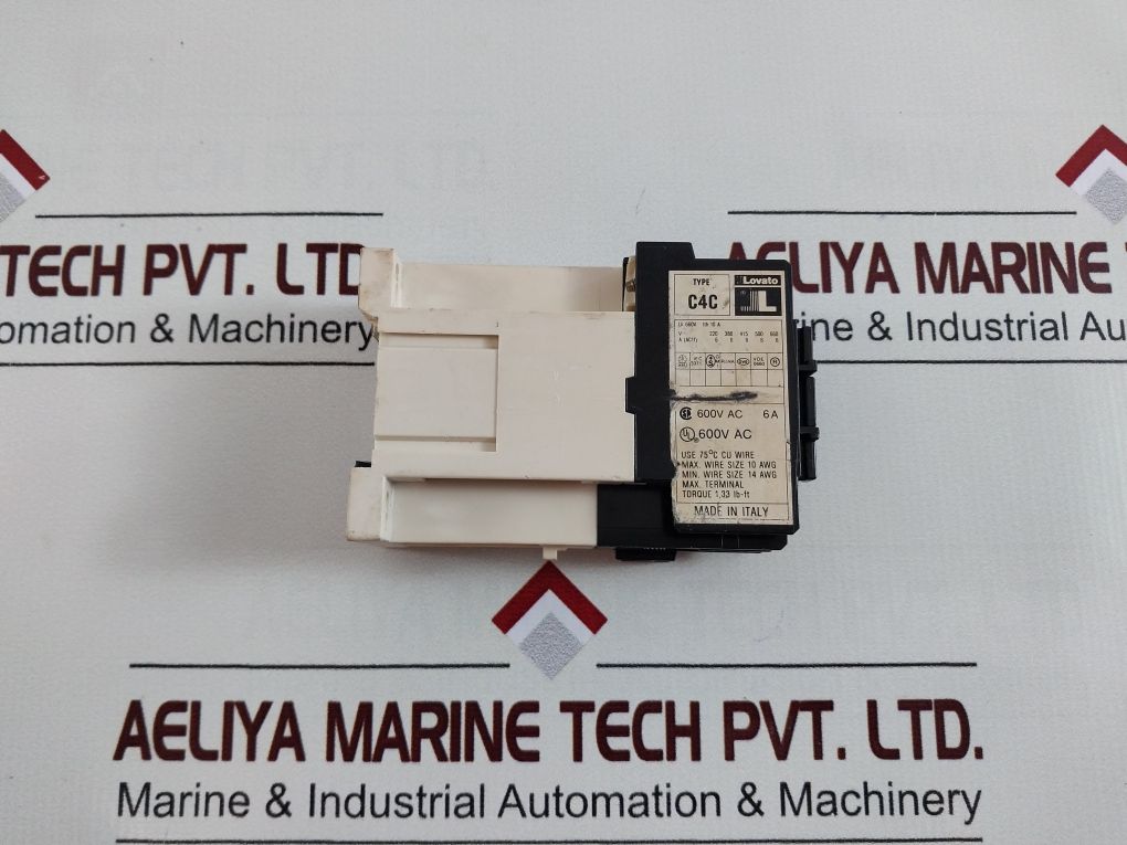 Lovato C4C Contactor 600V Ac 6A