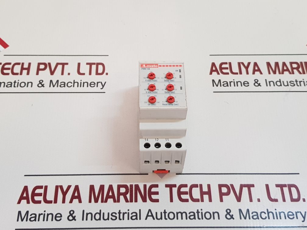 Lovato True Rms 3-phase Multifunction Relay Pmv50
