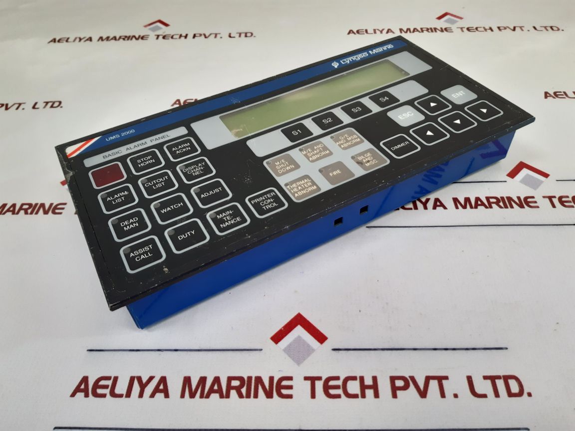 Lyngso Marine Ums 2000 Accommodition Alarm Panel Used