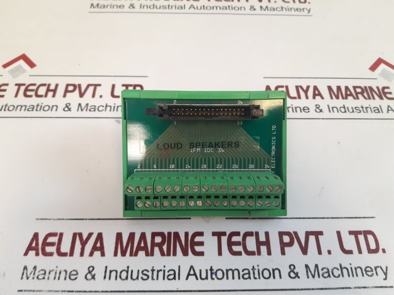M-jay Electronics Ifm Idc 34 Terminal Block Interface Board
