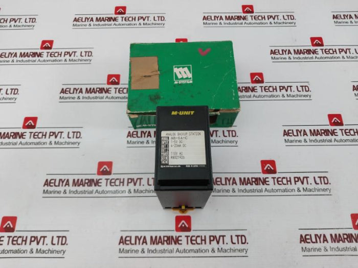 M-system Ab-6A-c Analog Backup Unit 433100-0201 110V Ac