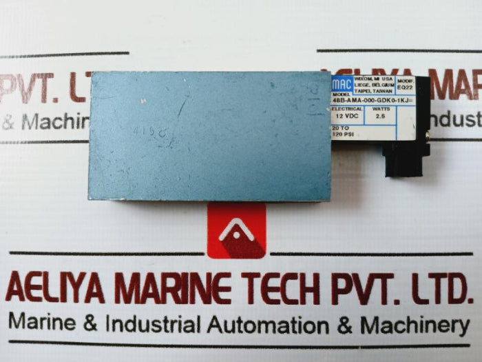 Mac 48B-ama-000-gdk0-1Kj=Single Solenoid Piloted Valve