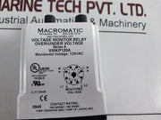 Macromatic Vmkp120A Voltage Monitor Relay 120 Vac