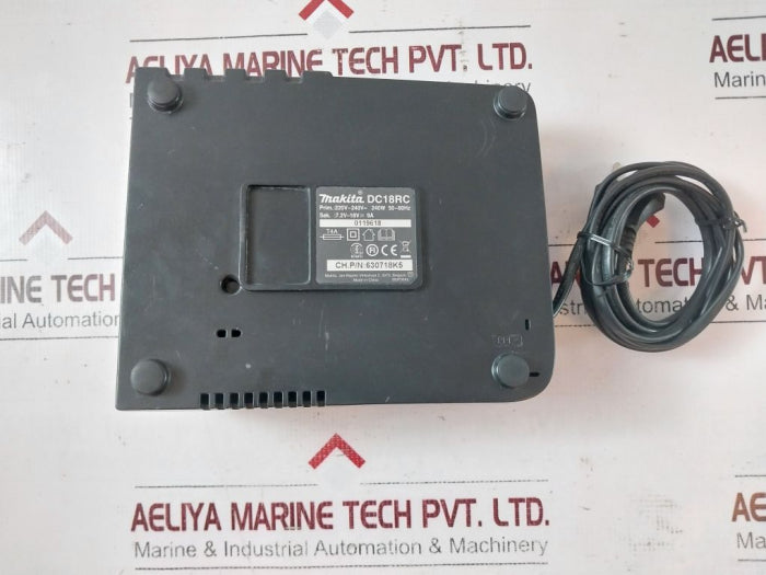 Makita Dc18Rc Lithium‑Ion Rapid Battery Charger