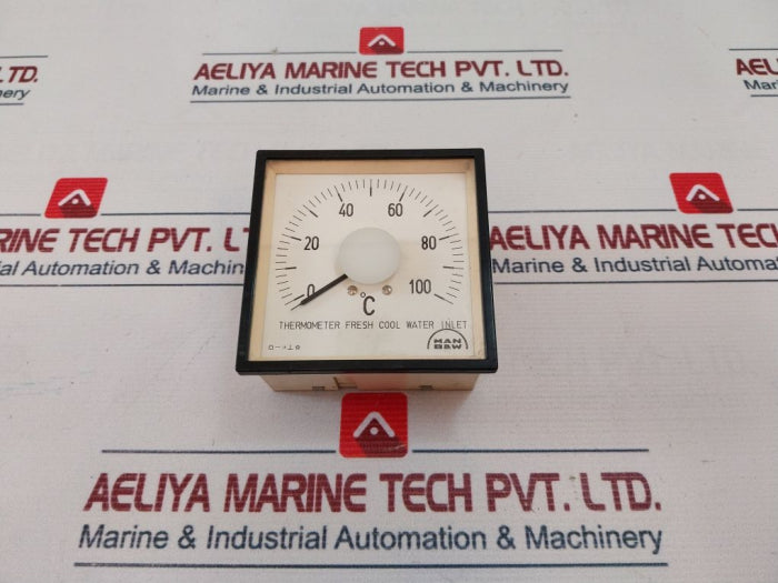 Man B&W 0-100°C Thermometer Fresh Cool Water Inlet