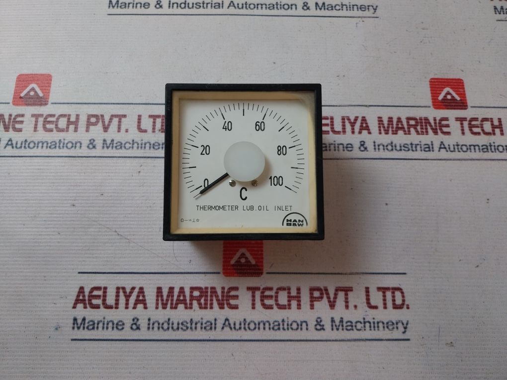 Man B & W 0-100C Thermometer 4-20Ma