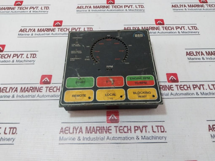 Man B&W Rpm Indicator 0-1200 Rpm 24Vdc
