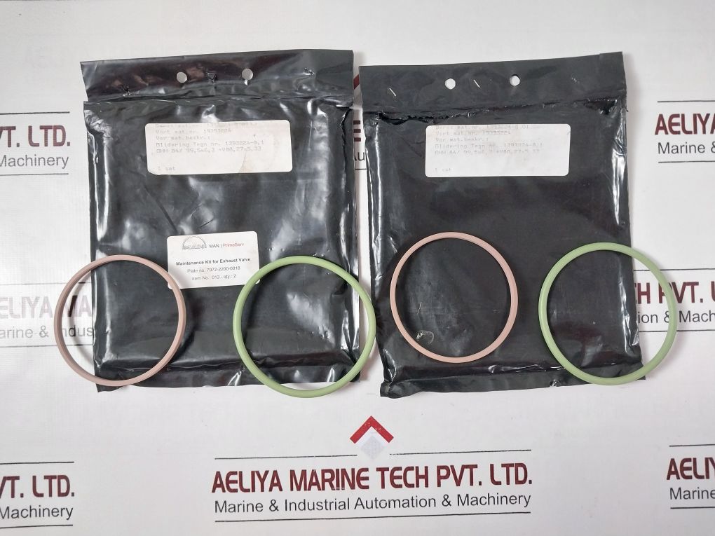 Lot Of 2X Man Primeserv 7972-2200-0018 Maintenance Kit For Exhaust Valve