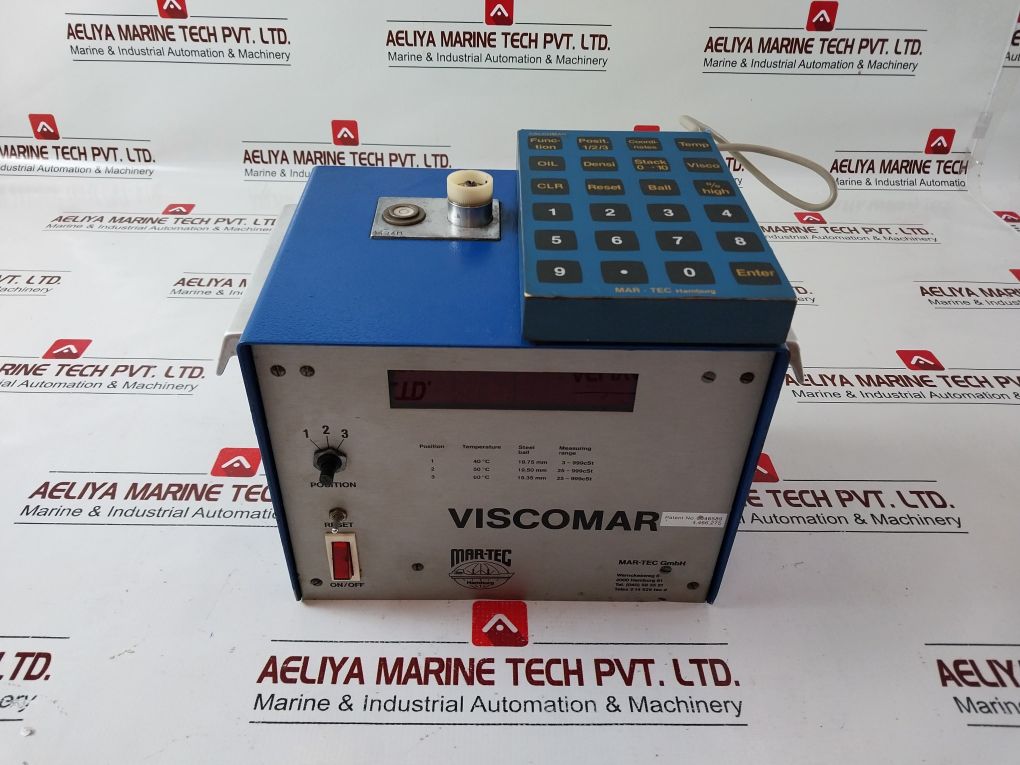 Mar-tec Viscomar Industrial Test Equipment (Not Working)