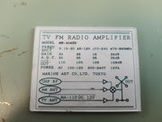 Marine Art Mb-306Bd Tv Fm Radio Amplifier