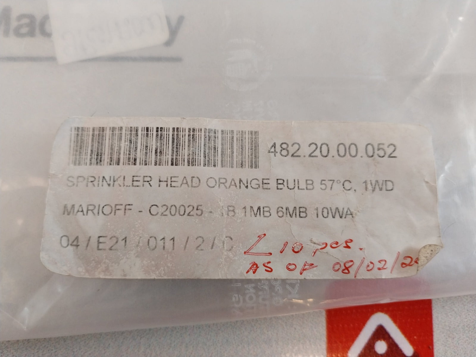Marioff 401928 Water Mist Fire Protection Sprinkler Head