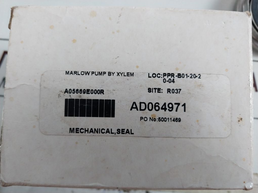 Marlow Pump A05669E000R Mechanical Seal Set 21-162-151
