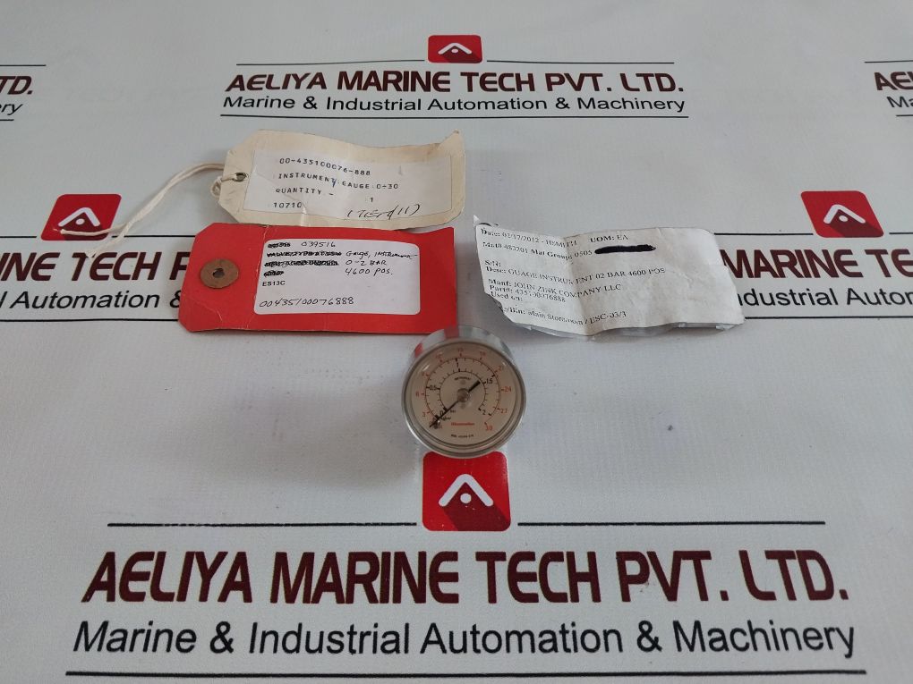 Masoneilan Mm 435100.076 Pressure Gauge