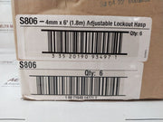 Master Lock S806 Adjustable Cable Lockout 4Mm X 6’(1.8M)