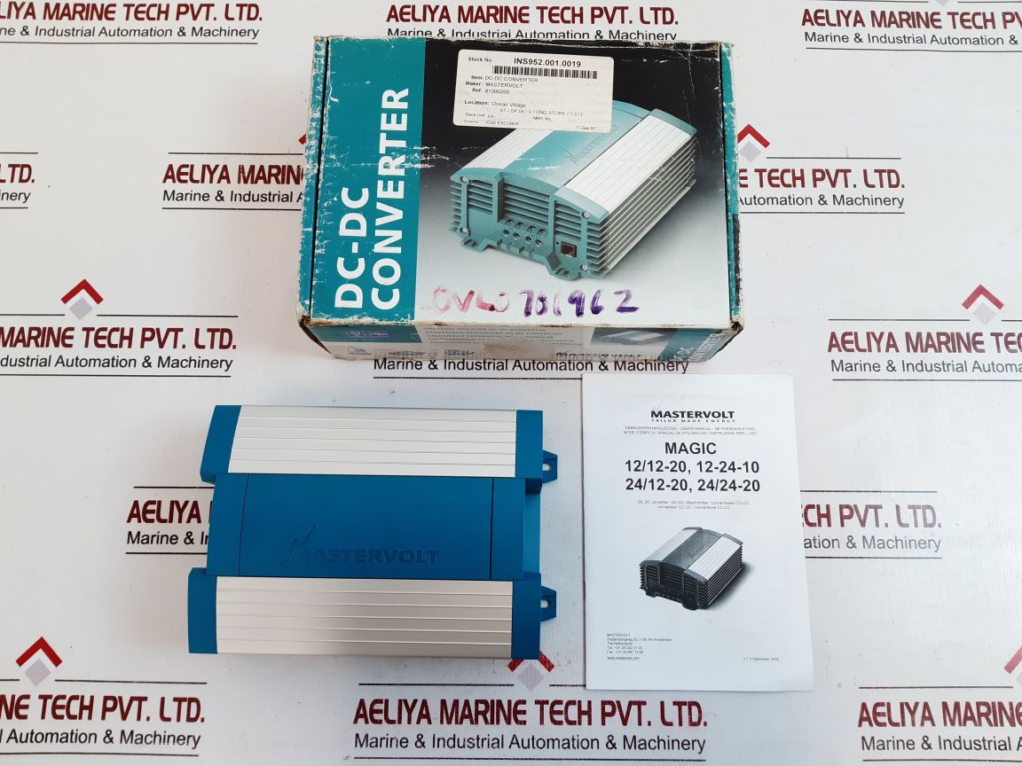 Mastervolt 81300200 Magic Converter 24/24-20 – Aeliya Marine Tech Pvt. Ltd.