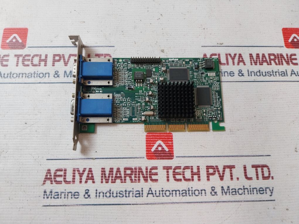 Matrox 971-0302 Dual Vga Agp Video Card