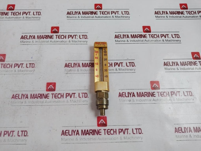 Max-well Thermometer  40 To 120 F, 40 To 50 C L-09-04