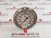 Mcdaniel Controls 316 Ss Tube And Socket 0-20,000 Psi Pressure Gauge