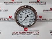Mcdaniel Controls 316Ss Tube And Socket 0-5000 Psi Pressure Gauge