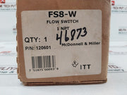 Mcdonnell & Miller Fs8-w General Purpose Liquid Flow Switch 600.00.00.48.