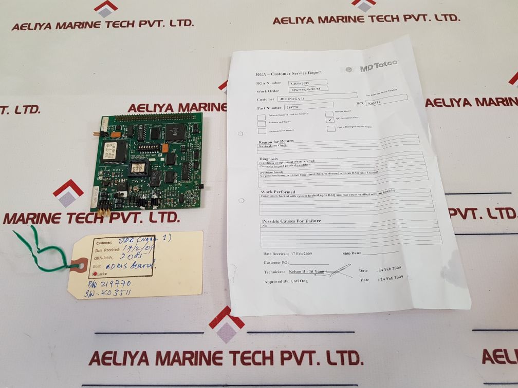 M/D Totco 219771-001 Edms Board