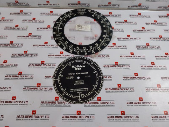 Md Totco Ed B1544-31 Weight Indicator B1545-28