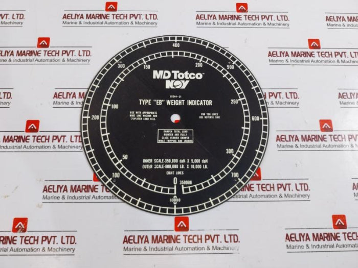 Md Totco Ed B1544-31 Weight Indicator B1545-28