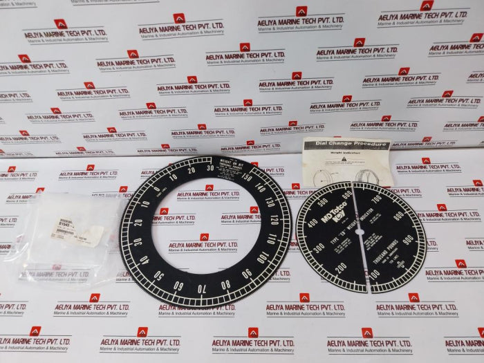 Md Totco Eb B1586-810 Weight Indicator Set Dial.16" Eb.Lbs/D