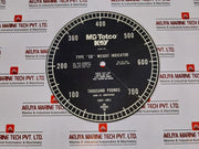 Md Totco Eb B1586-810 Weight Indicator Set Dial.16
