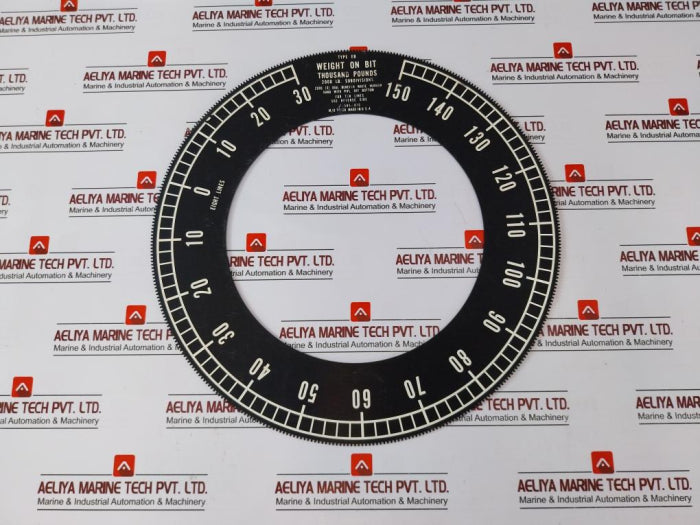 Md Totco Eb B1586-810 Weight Indicator Set Dial.16" Eb.Lbs/D