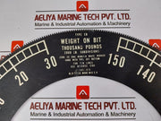 Md Totco Eb B1586-810 Weight Indicator Set Dial.16