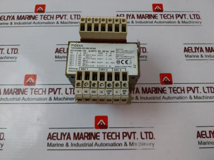 Mdexx Tam3496-0Ej00-0Fa0 Transformer 550V-500V-440V-400V-380V-220V 50…60Hz