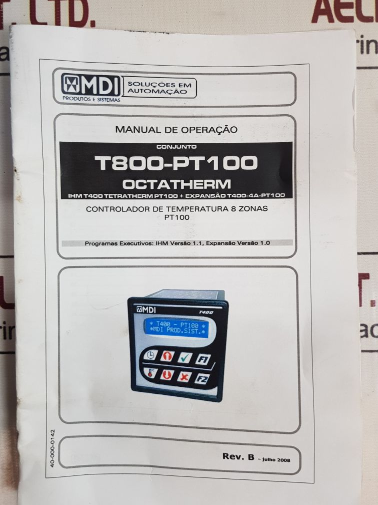 Mdi T400 Ihm Temperature Control