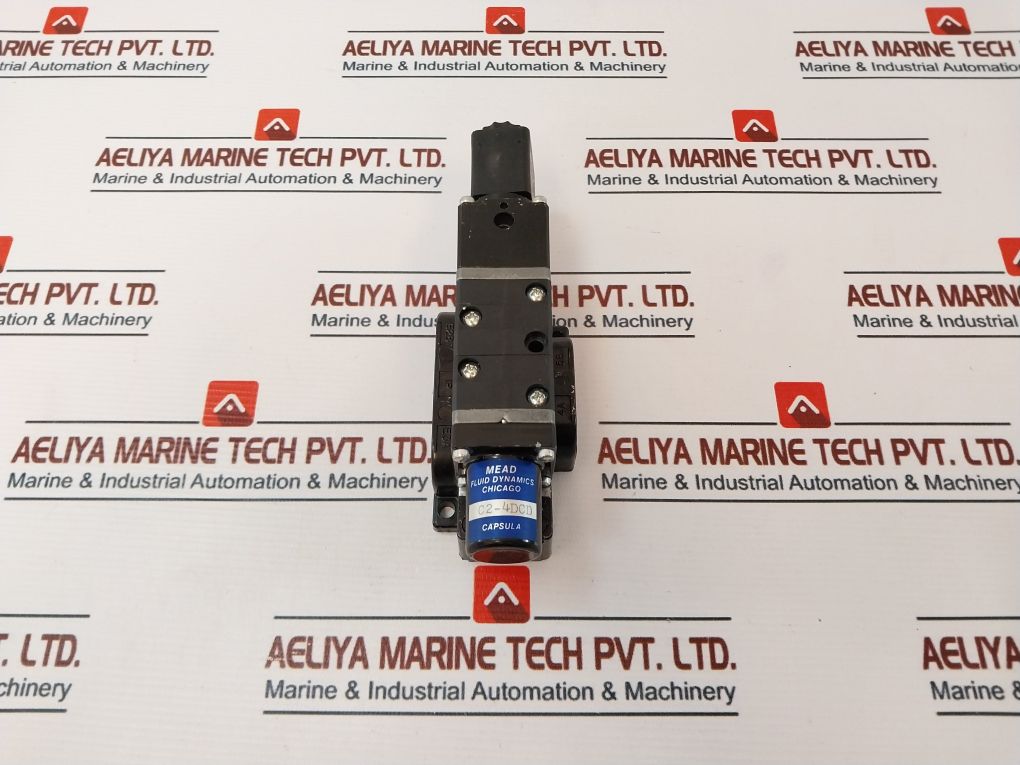 Mead Fluid Dynamics C2-4Dcd Block And Solenoid Valve 24Vdc 6.5W