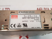 Meanwell S-25-12 Switching Power Supply 50/60Hz