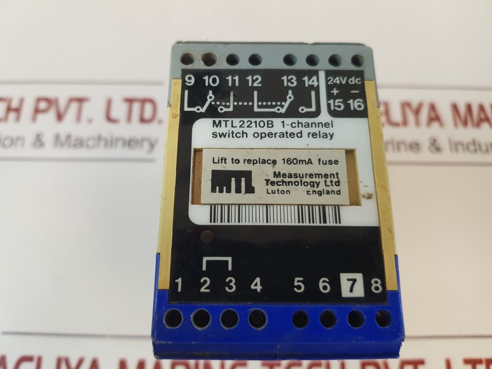 Measurement Technology Mtl2210B 1-channel Switch Operated Relay ...