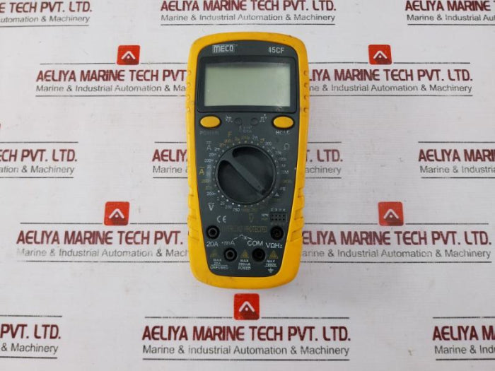 Multimeter Cf200 Meco 45Cf Count Manual Ranging Digital Multimeter 20A Ma Max 200Ma 1-3 ...