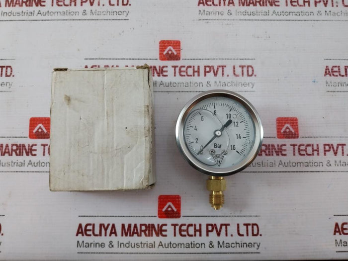 Melco Liquid Filled Pressure Gauge 0-16 Bar Gg 63D A