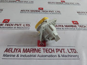 Mennekes 1462 Yellow Panel Mount 16A-4H/100-130V