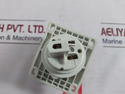 Mennekes 1462 Yellow Panel Mount 16A-4H/100-130V