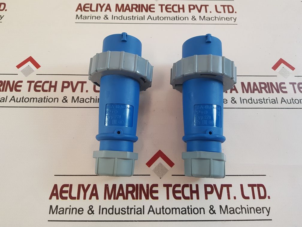 Mennekes 16A-6H/220-250V~ Plug Connector Typ 278