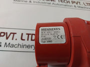 Mennekes 3980 Industrial Power Plug 240/415 Vac 50-60 Hz