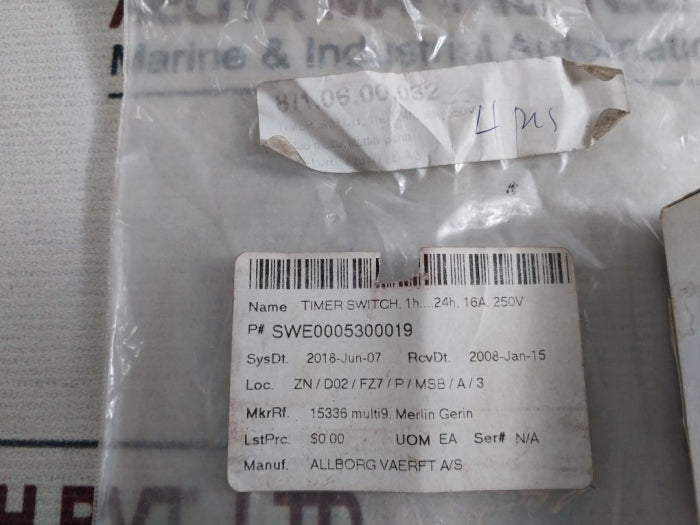 Merlin Gerin 15336-10T50 Multi9 Time Switch 230-240V 50/60Hz