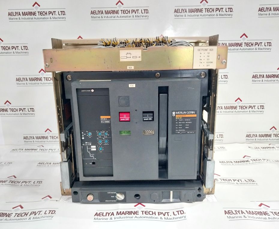 Merlin Gerin M10 N1 Air Circuit Breaker 69 03 5 1 B 1000V Ac 1000A