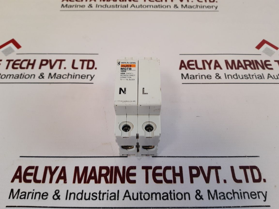 Merlin Gerin Mgtb 1252 Incoming Direct Connection Terminal Block