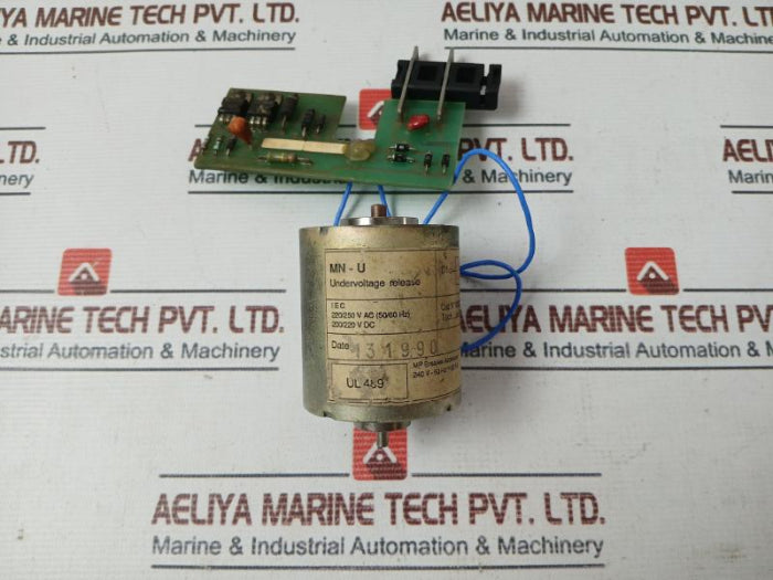 Merlin Gerin Mn-u Undervoltage Release Mp Breaker Accessory 240V-60Hz-20Va