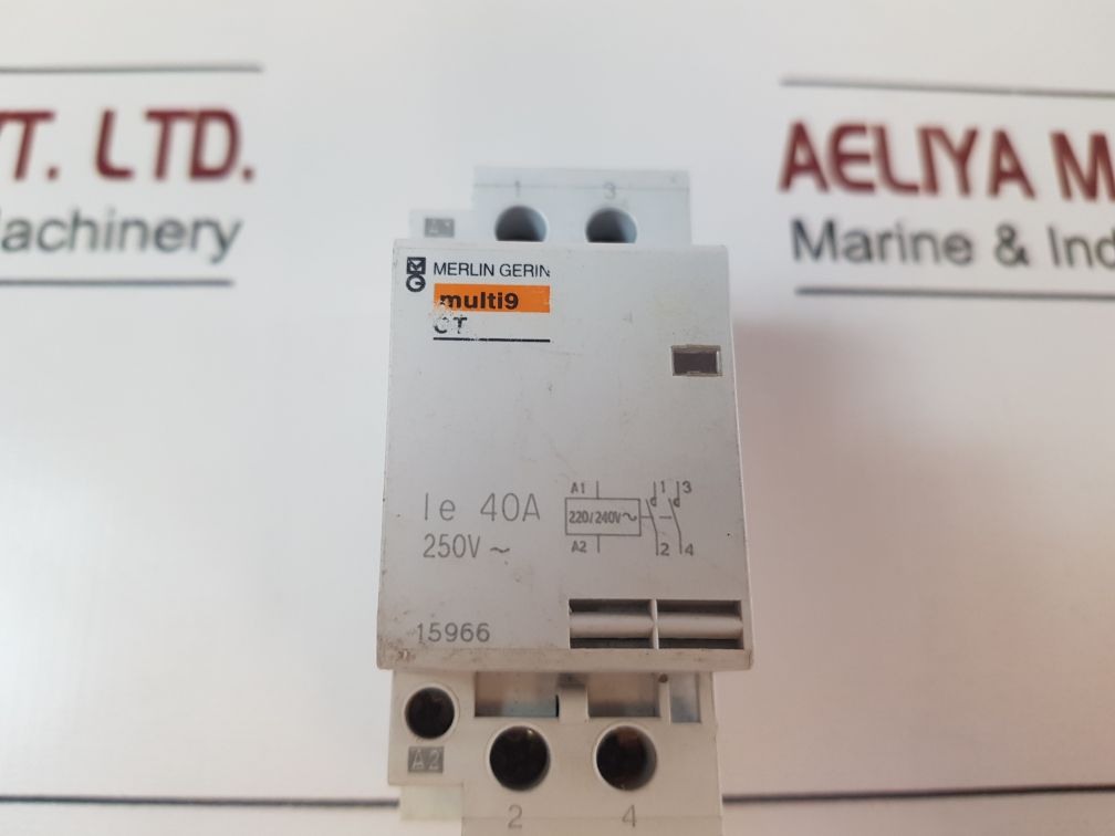 Merlin Gerin Multi 9 Ct Contactor 40A, 250V~ – Aeliya Marine