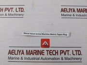 Metal Hand Screw Machine Metric Taper Plug
