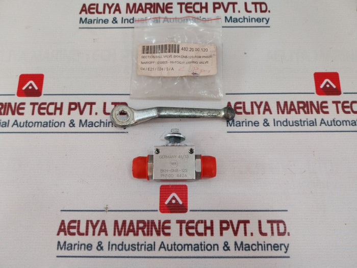 Mha Bkh-dn8-12S Section Ball Valve Pn500 442A
