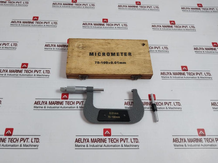 Micrometer 75-100X0.01Mm 75-100Mm 75Mm 0-45